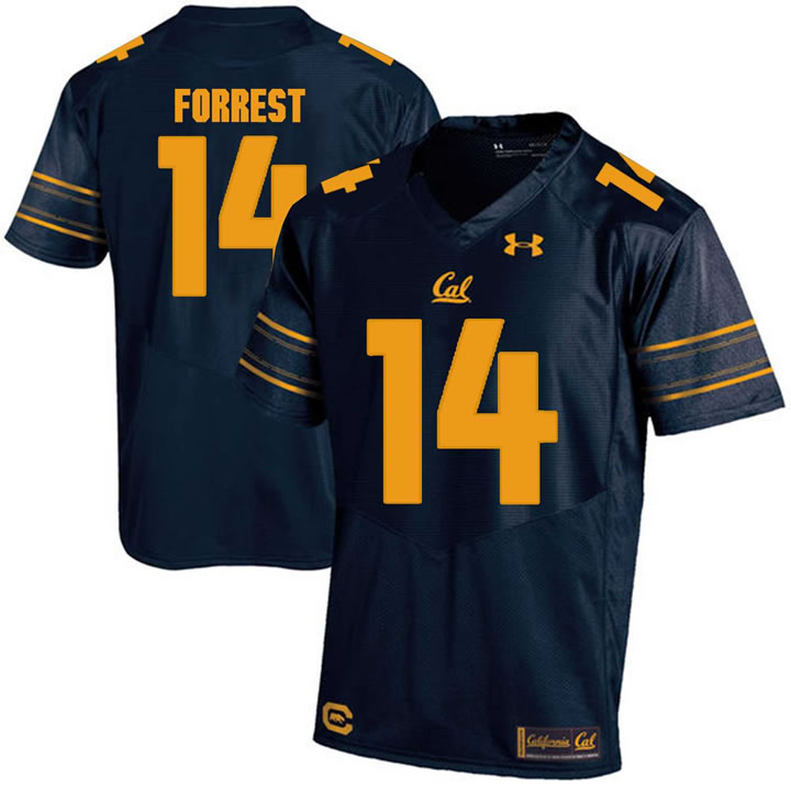 California Golden Bears 14 Chase Forrest Navy College Football Jersey DingZhi